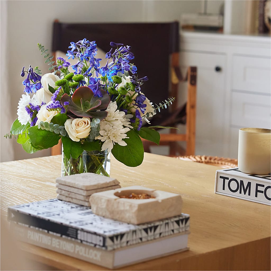Cerulean Waves Bouquet –  Petal Palace, Lamesa TX