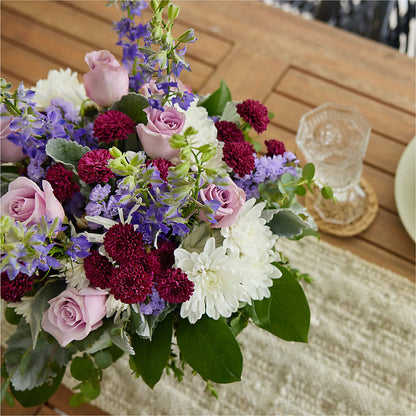 Violet Frost Bouquet –  Petal Palace, Lamesa TX