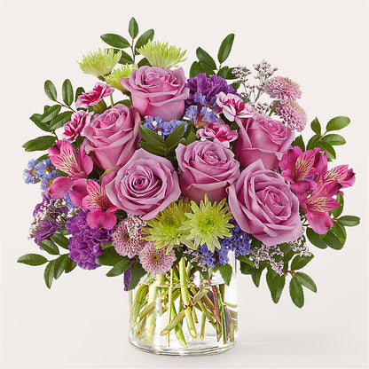 Glass Half Full Bouquet –  Petal Palace, Lamesa TX
