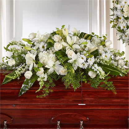 Abundance Casket Spray –  Petal Palace, Lamesa TX