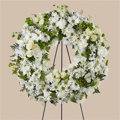 Faithful Wishes Wreath –  Petal Palace, Lamesa TX