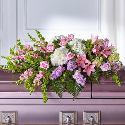 Life's Gratitude Casket Spray –  Petal Palace, Lamesa TX