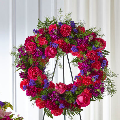 Calming Colors Wreath –  Petal Palace, Lamesa TX