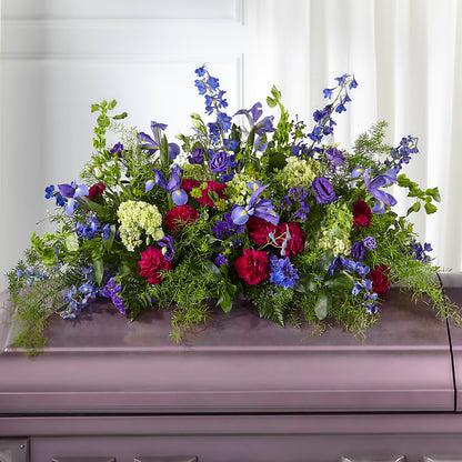 Always Treasured Casket Spray –  Petal Palace, Lamesa TX