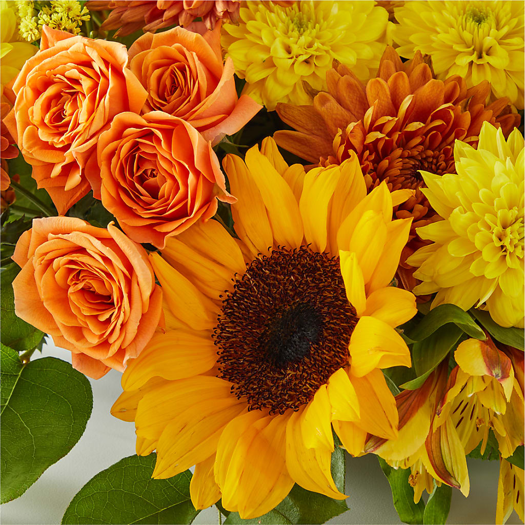 Autumn Harmony Centerpiece –  Petal Palace, Lamesa TX