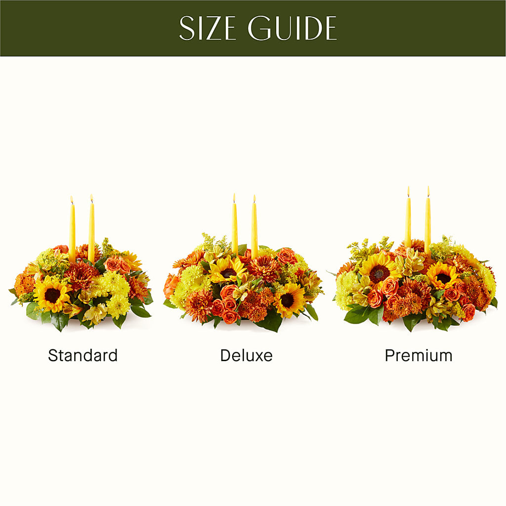 Autumn Harmony Centerpiece –  Petal Palace, Lamesa TX