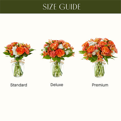 Apricot Glow Bouquet –  Petal Palace, Lamesa TX