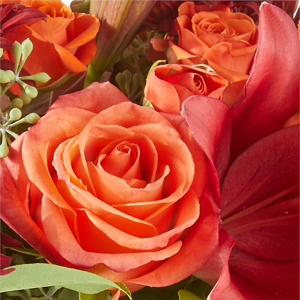Crimson Leaves Bouquet –  Petal Palace, Lamesa TX