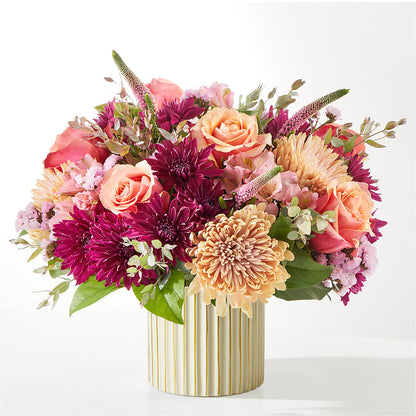 Berry Cobbler Bouquet with Ivory Vase –  Petal Palace, Lamesa TX