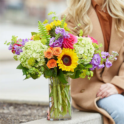 Vibrant Greetings Bouquet –  Petal Palace, Lamesa TX
