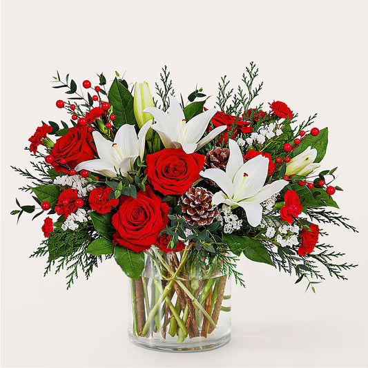 Best in Snow Bouquet –  Petal Palace, Lamesa TX