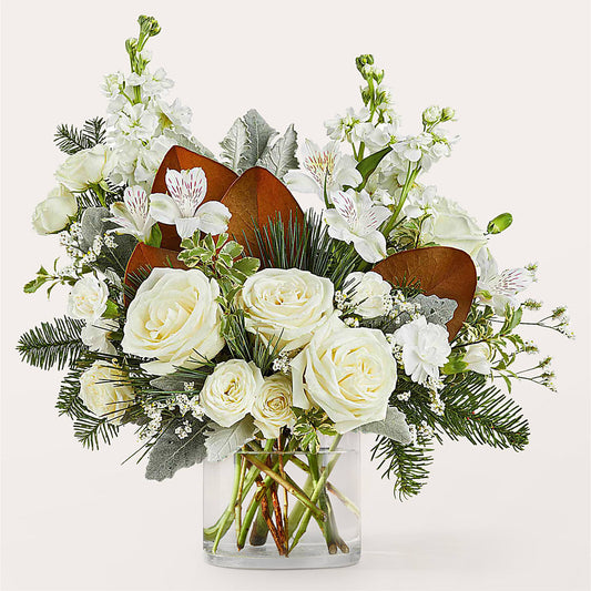 Fresh Snowfall Bouquet –  Petal Palace, Lamesa TX