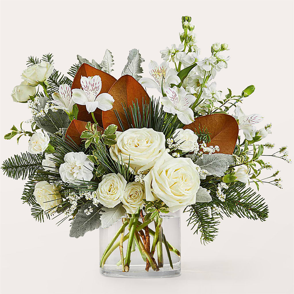 Fresh Snowfall Bouquet –  Petal Palace, Lamesa TX