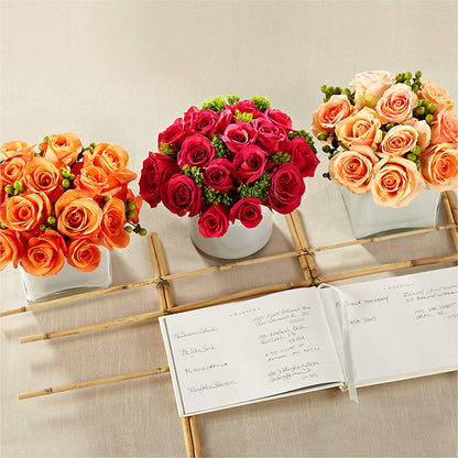Dawn Rose Centerpiece –  Petal Palace, Lamesa TX