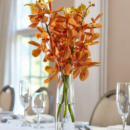 Orange Mokara Bud Vase –  Petal Palace, Lamesa TX