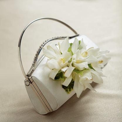 White Purse Decor –  Petal Palace, Lamesa TX