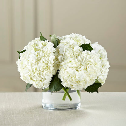 White Hydrangea Bouquet –  Petal Palace, Lamesa TX